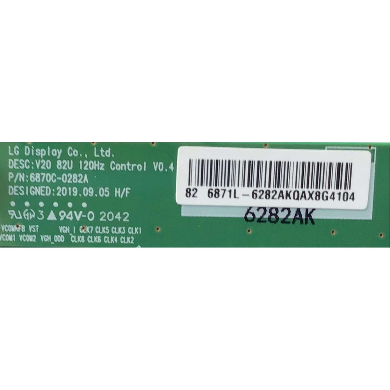 KIT DE TARJETAS PARA TV LG / MAIN EBT66509301 / EAX69120303(1.1) / FUENTE EAY65328601 / LGP82T-19U1 / T-CON 6871L-6282A / 6870C-0282A / PANEL HC820DQF-SLXR1-2112 / MODELO 82UN8570PUC / 82UN8570PUC.BUSWLJR - Imagen 3